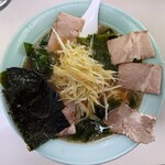 ラーメンショップ - 2023年1月　ネギチャーシューメン並盛＋ワカメ増し　1000＋150円