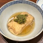 柚木元 - 炊き合わせ〜とうじ湯葉　タタキ蕨