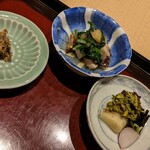 青蓮院門跡前 月おか - ご飯のお供3種類