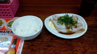 ばんらい屋 - ヤキブタセット300円