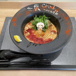 カニ蟹 crab noodle 三宮 - 赤蟹noodleスタンダードMAX（上から）