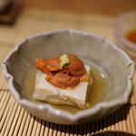 すし匠 - 雲丹と胡麻豆腐