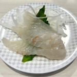 魚べい - ネタ盛り(真鯛活け〆)¥300