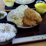 和の花 - カキフライ３個定食