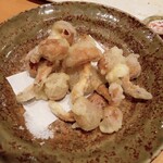 さじ - なめこ天ぷら