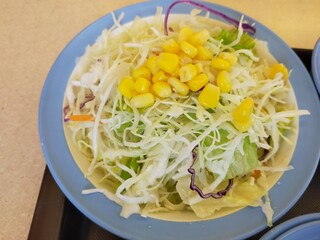 Matsuya - 松屋の生野菜、好きです