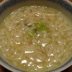 梁山泊 - 鱧松雑炊のお代わり