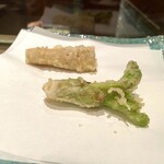 日本料理 「源氏」 - 筍、タラの芽