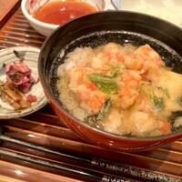 日本料理 「源氏」 ヒルトン名古屋 - 海老のかき揚げ天茶漬け