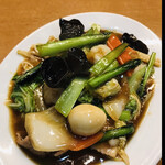 中華四川料理 栄華飯店 - お酒セットの八宝菜　オイスターベース　byまみこまみこ