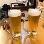 中華四川料理 栄華飯店 - お酒セットの生ビール　byまみこまみこ