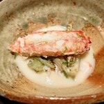 鈴田式 - 北海道の毛蟹と春キャベツ