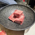 タンとタン焼肉いわしげ - サイコロステーキ