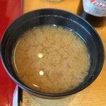 日本ばし すし鉄 - しじみの味噌汁