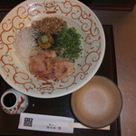 風の姿 - ぶっかけ蕎麦です。