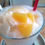 テテカフェ - 桃クリームソーダ