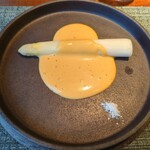 蒼 - フランス・ロワール産白アスパラガスオランデーズソース
