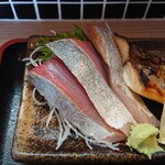 魚と肴 とおるの台所 - ブリの刺身
