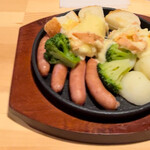 DiningBal銀 - ラクレットチーズ（パン＆野菜&ソーセージ）