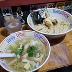 塩そば専門店 桑ばら - ホウボウとハマグリの淡麗塩つけそば