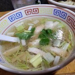 塩そば専門店 桑ばら - ホウボウとハマグリの淡麗塩つけそば