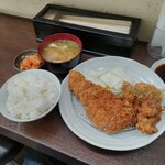 Senzu - エビしいたけ＆とんかつ＆からあげ定食