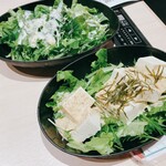 Nikkoriya - シーザーサラダ、豆腐サラダ