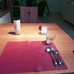 クローバー ボヌール - テーブル風景。デザート。