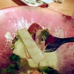 クローバー ボヌール - 野菜もきっちり冷えていました。