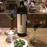 リストランテルーチェ - ワインとオリーブの実