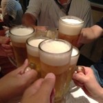 funky 原田 GT - (再訪 2013.7.) 食べロガーオフ会の乾杯のお約束。