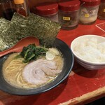 希家 - 豚骨醤油ラーメン＋ライス