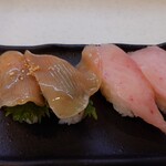 Kappa Sushi - びんちょうとイカ漬け