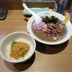Rock’anDo - 濃厚烏賊煮干そば＋塩辛丼
