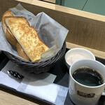 ベックスコーヒーショップ - モーニング（バタートースト＋小倉クリームチーズホイップセット）¥470