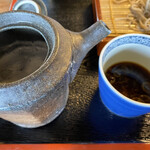 소바도코로 이치 - 중간에 제공된 메밀국수 육수