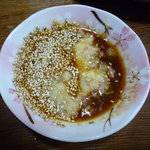 ジンギスカンうだ川 - ジンギスカンのタレ、リンゴ風味