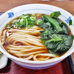 長生うどん - かけうどん中盛ｗｉｔｈわかめ