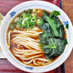 長生うどん - かけうどん中盛ｗｉｔｈわかめ
