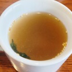 キング ダイナー - ハンバーグ（1,300円）　セットスープ