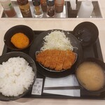 Matsunoya - ロースカツ定食(ライス大)