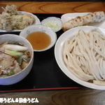 2013年7月　肉汁うどん+天ぷら