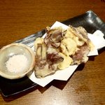 旬鮮酒場 Dank - はもときくらげの天ぷら￥690　2013.7.19