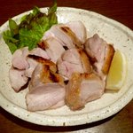 旬鮮酒場 Dank - もも岩塩焼き￥580　2013.7.19