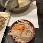 Shabushabu Miyama - 豚汁が超具沢山で美味い！！