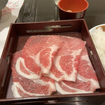 Shabushabu Miyama - セットの豚肉