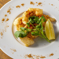 ハーブ海老のフリット