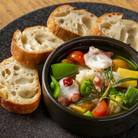 真だこと農園野菜のアヒージョ