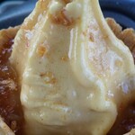 ミニストップ - ワッフルプレミアム白桃 アップ