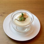 Champignon soup soufflé